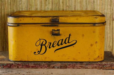 vintage 1930's metal bread box|vintage metal bread boxes value.